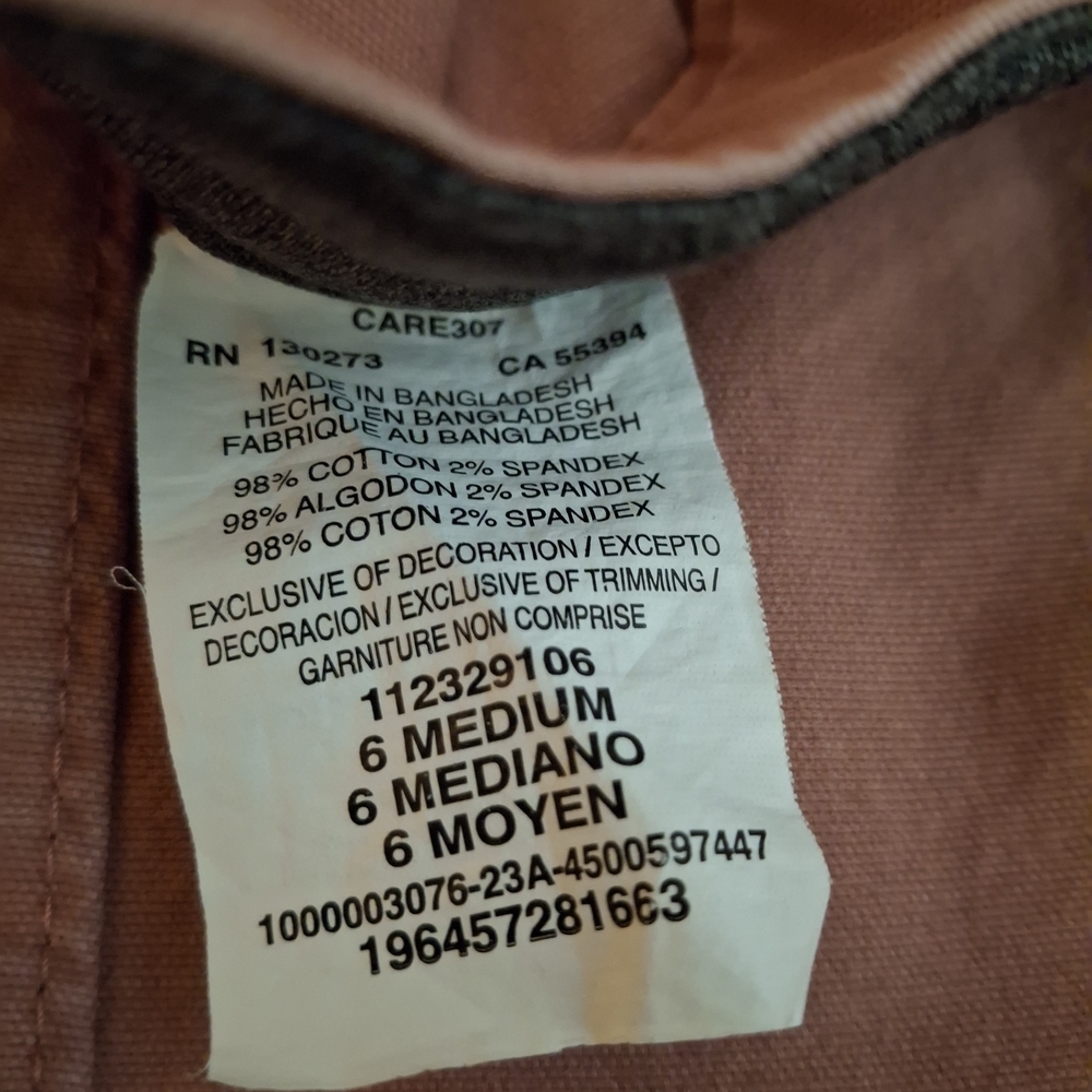 Lee Women's Cargo Pants in Light Peach - Picture 6 of 9